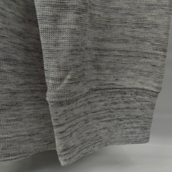 Marc Anthony Grey Heathered Long Sleeve Henley Slim Fit Size XXL - Picture 3 of 6